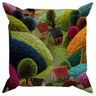 Evdek Çift Tarafı Baskılı Kırlent Kılıfı 6EOD46