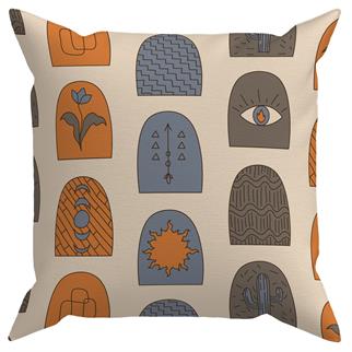 Evdek Çift Tarafı Baskılı Kırlent Kılıfı 6EBD31