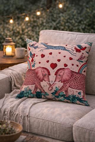 Evdek Çift Tarafı Baskılı Kırlent Kılıfı 6EOD12