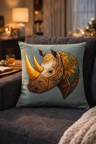 Evdek Çift Tarafı Baskılı Kırlent Kılıfı 6EOD39