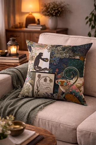 Evdek Çift Tarafı Baskılı Kırlent Kılıfı 6EOD11