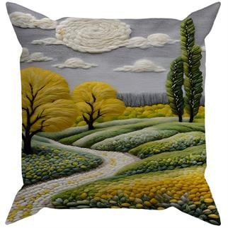 Evdek Çift Tarafı Baskılı Kırlent Kılıfı 6EOD45