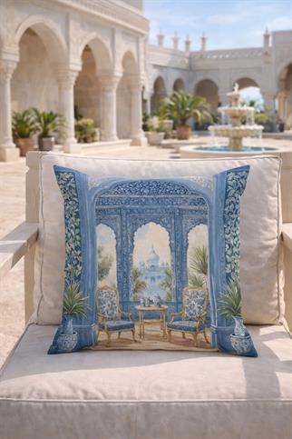 Evdek Çift Tarafı Baskılı Kırlent Kılıfı 6EOD22