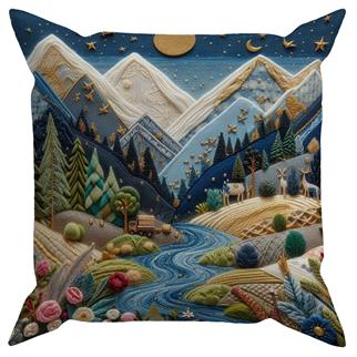 Evdek Çift Tarafı Baskılı Kırlent Kılıfı 6EOD42