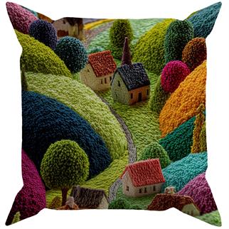 Evdek Çift Tarafı Baskılı Kırlent Kılıfı 6EOD46