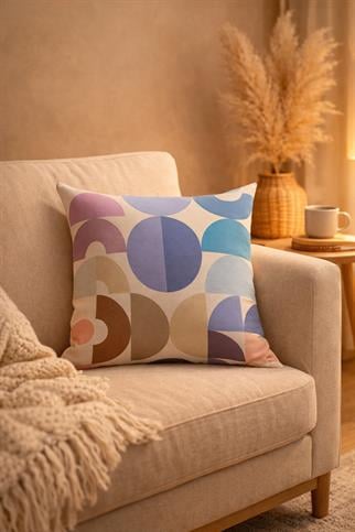 Evdek Çift Tarafı Baskılı Kırlent Kılıfı 6EOD32