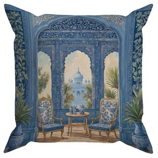 Evdek Çift Tarafı Baskılı Kırlent Kılıfı 6EOD22