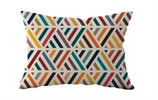 Evdek Çift Taraflı Dikdörtgen Kırlent Kılıf 2li Ds111