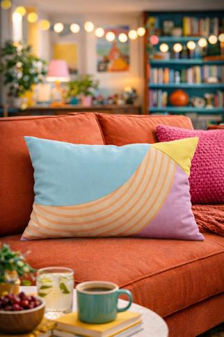 Evdek Çift Taraflı Dikdörtgen Kırlent Kılıfı TK18