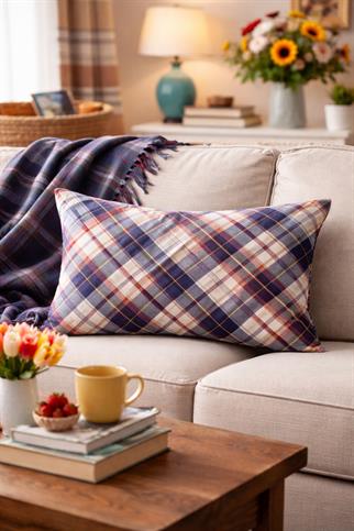 Evdek Çift Taraflı Dikdörtgen Kırlent Kılıfı 6EMD3