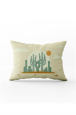 Evdek Çift Taraflı Dikdörtgen Kırlent Kılıfı TK32