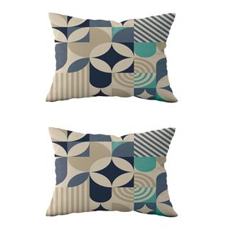 Evdek Çift Taraflı Dikdörtgen Kırlent Kılıf 2li Ds109