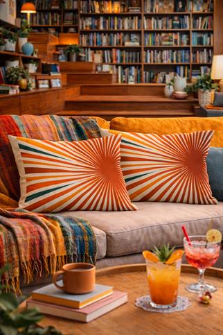 Evdek Çift Taraflı Dikdörtgen Kırlent Kılıf 2li Ds91