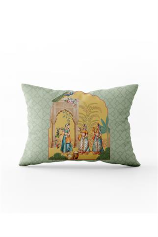 Evdek Çift Taraflı Dikdörtgen Kırlent Kılıfı TK46