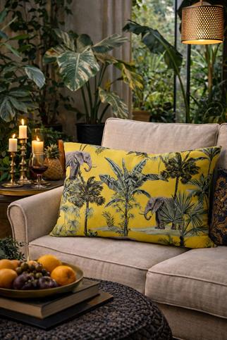 Evdek Çift Taraflı Dikdörtgen Kırlent Kılıfı TK49