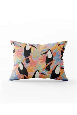 Evdek Çift Taraflı Dikdörtgen Kırlent Kılıfı 6EMD25