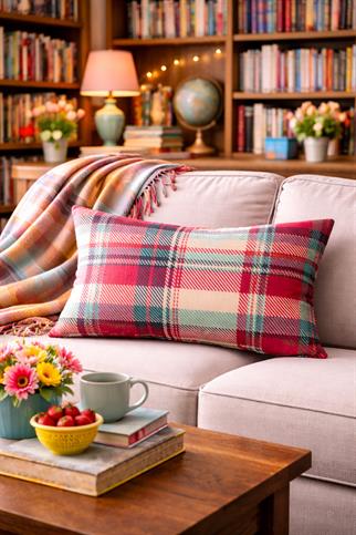 Evdek Çift Taraflı Dikdörtgen Kırlent Kılıfı 6EMD7