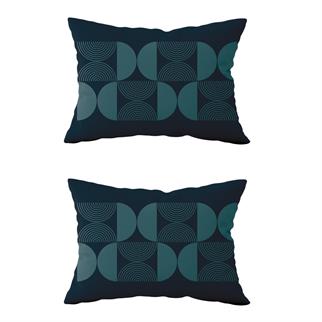 Evdek Çift Taraflı Dikdörtgen Kırlent Kılıf 2li Ds32