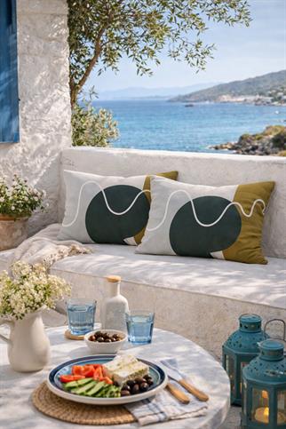 Evdek Çift Taraflı Dikdörtgen Kırlent Kılıf 2li Ds15