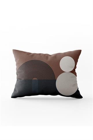 Evdek Çift Taraflı Dikdörtgen Kırlent Kılıfı TK34