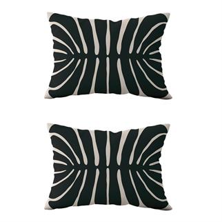 Evdek Çift Taraflı Dikdörtgen Kırlent Kılıf 2li Ds17