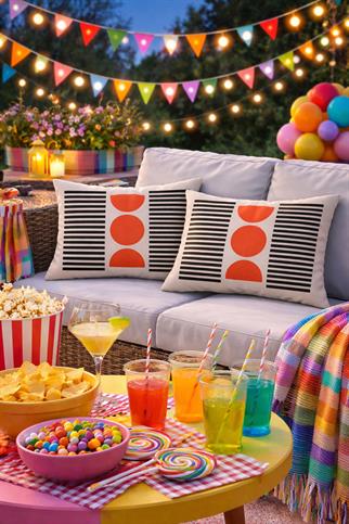 Evdek Çift Taraflı Dikdörtgen Kırlent Kılıf 2li Ds67