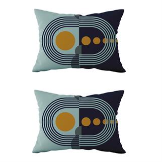 Evdek Çift Taraflı Dikdörtgen Kırlent Kılıf 2li Ds50