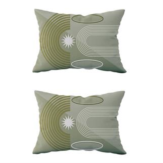 Evdek Çift Taraflı Dikdörtgen Kırlent Kılıf 2li Ds48