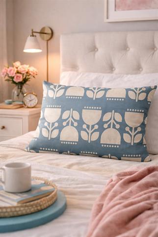 Evdek Çift Taraflı Dikdörtgen Kırlent Kılıfı TK36