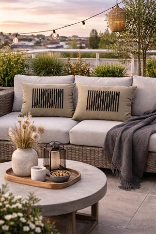 Evdek Çift Taraflı Dikdörtgen Kırlent Kılıf 2li Ds34