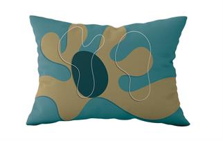 Evdek Çift Taraflı Dikdörtgen Kırlent Kılıf 2li Ds26