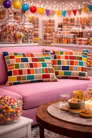 Evdek Çift Taraflı Dikdörtgen Kırlent Kılıf 2li Ds112