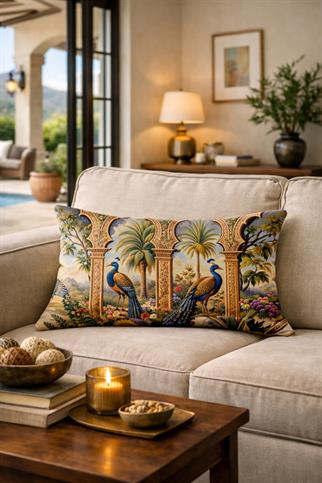 Evdek Çift Taraflı Dikdörtgen Kırlent Kılıfı 6EMD20