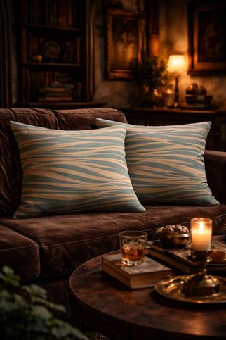 Evdek Çift Taraflı Dikdörtgen Kırlent Kılıf 2li Ds104