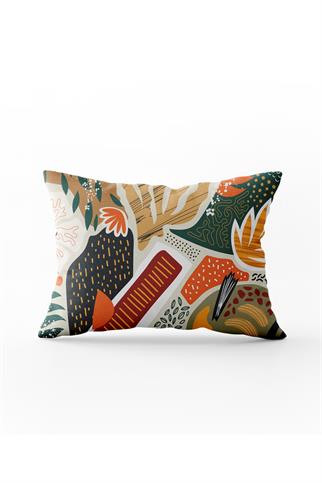 Evdek Çift Taraflı Dikdörtgen Kırlent Kılıfı TK2