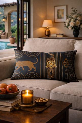 Evdek Çift Taraflı Dikdörtgen Kırlent Kılıfı 6EMD19