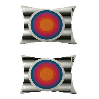 Evdek Çift Taraflı Dikdörtgen Kırlent Kılıf 2li Ds88