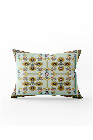 Evdek Çift Taraflı Dikdörtgen Kırlent Kılıfı TK10