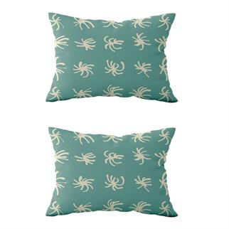 Evdek Çift Taraflı Dikdörtgen Kırlent Kılıf 2li Ds99