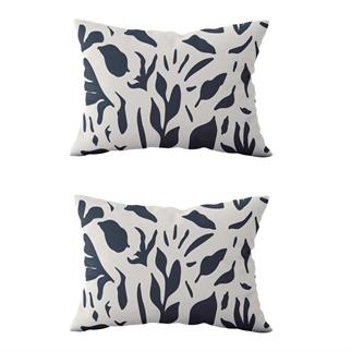 Evdek Çift Taraflı Dikdörtgen Kırlent Kılıf 2li Ds46