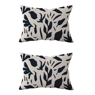 Evdek Çift Taraflı Dikdörtgen Kırlent Kılıf 2li Ds102