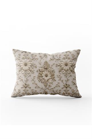 Evdek Çift Taraflı Dikdörtgen Kırlent Kılıfı 6EMD29