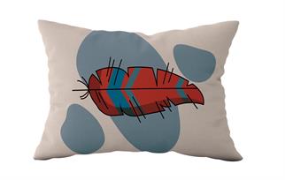 Evdek Çift Taraflı Dikdörtgen Kırlent Kılıf 2li Ds39