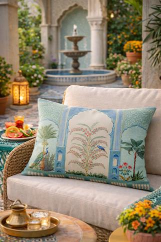 Evdek Çift Taraflı Dikdörtgen Kırlent Kılıfı TK42