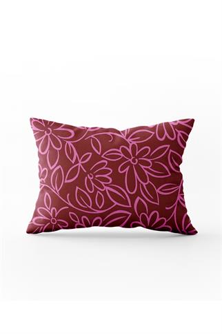 Evdek Çift Taraflı Dikdörtgen Kırlent Kılıfı 6EMD24