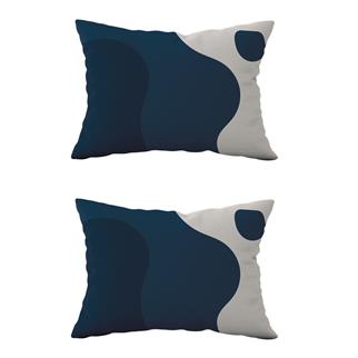 Evdek Çift Taraflı Dikdörtgen Kırlent Kılıf 2li Ds13