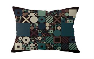 Evdek Çift Taraflı Dikdörtgen Kırlent Kılıf 2li Ds38