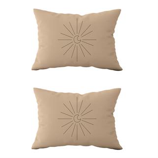 Evdek Çift Taraflı Dikdörtgen Kırlent Kılıf 2li Ds5