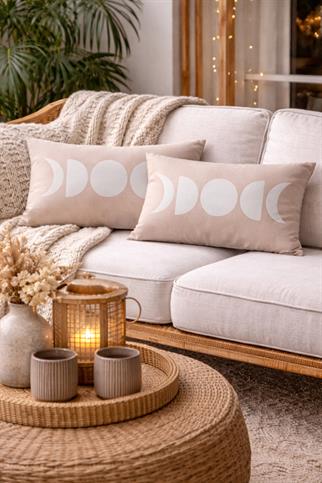 Evdek Çift Taraflı Dikdörtgen Kırlent Kılıf 2li Ds10