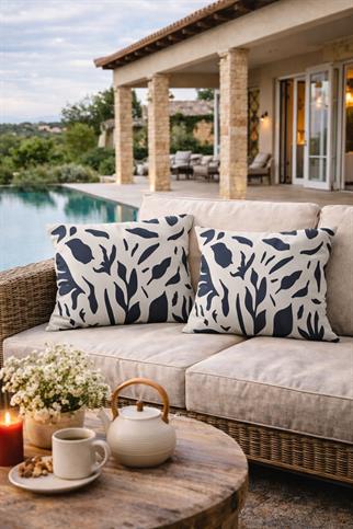 Evdek Çift Taraflı Dikdörtgen Kırlent Kılıf 2li Ds46